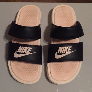 Double Strap Nike Slides